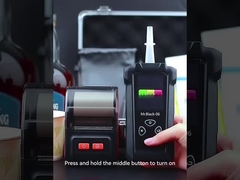 Küçük Boyutlu Alkol Nefes Analizörü Hafif Kişisel Kan Alkol Tester